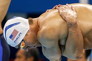 «Bildet som viser akkurat hvilket stort fysisk monster Phelps er»