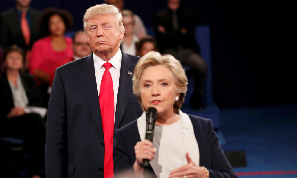Donald Trump mot Hillary Clinton