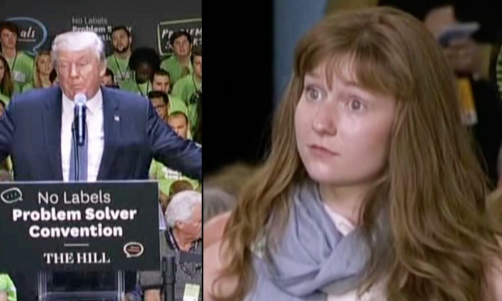 Lauren stilte Trump et spørsmål på valgmøte i fjor. Det skulle hun ikke gjort