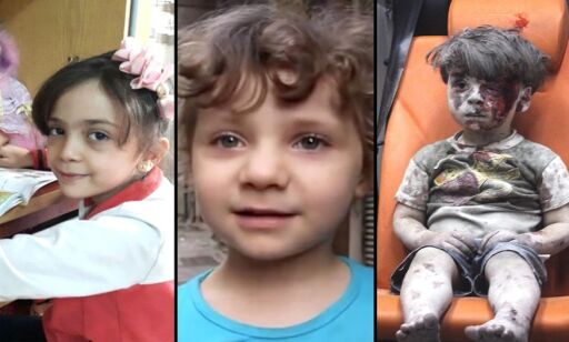 Barna av Aleppo, symbolene på de uskyldige sivile