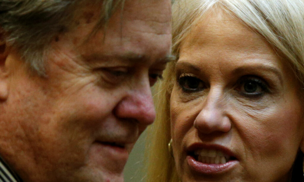 Trumps rådgiver fant opp en massakre direkte på tv: - Jeg sa ett ord feil