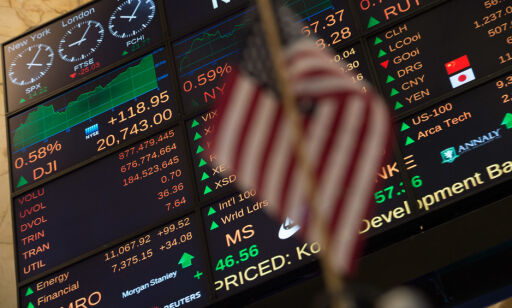 Brutalt fall på Wall Street