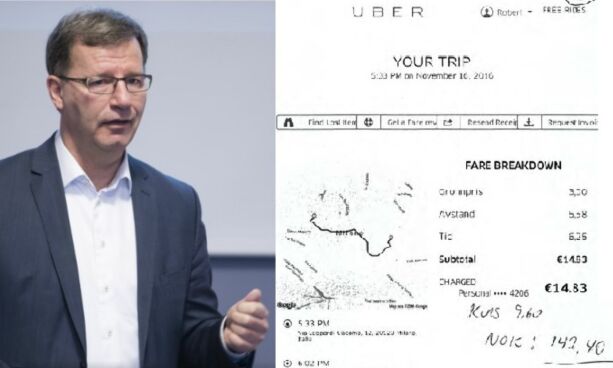 Sa han ikke hadde kjørt Uber på det offentliges regning: Her er Uber-kvitteringen som viser at Oslo kommune betalte turen