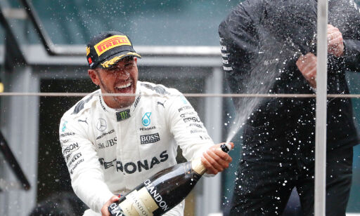 Lewis Hamilton vant formel 1-runden i Kina