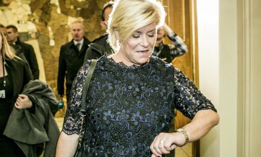 Siv Jensen roper «morna, ansvarlighet»