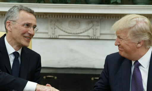 Her møter Jens Stoltenberg Donald Trump for første gang