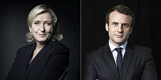 Macron og Le Pen videre til andre valgrunde