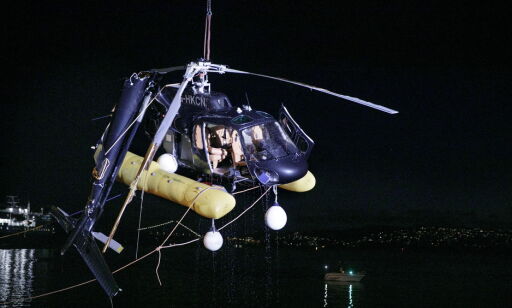 Politiet etterlyser bagasje fra helikopteret