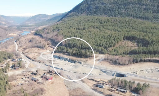 Her slutter nye E6 i Gudbrandsdalen midt i intet