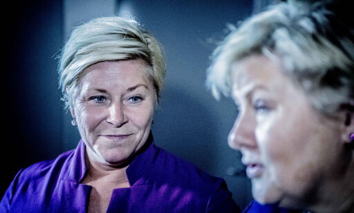 Erna har ikke knust drømmen om en blågrønn regjering. Fortsetter samtaler neste uke