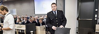 20170322 Politiinspektør Einar H. Aas. Einar Aas vitner i Eirik Jensen-saken i Oslo TIngrett, rettsal 250. Foto: Lars Eivind Bones / Dagbladet
