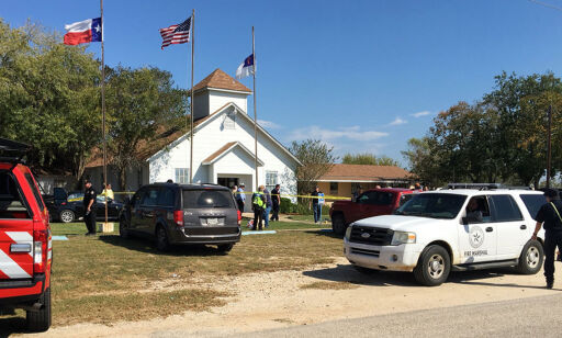 26 personer skutt og drept i kirke i Texas
