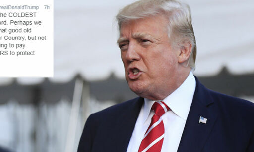 Trump etterspør «den gode gamle globale oppvarmingen»: - Totalt uansvarlig