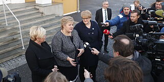 Erna Solberg: - Vi vet ikke om vi blir enige