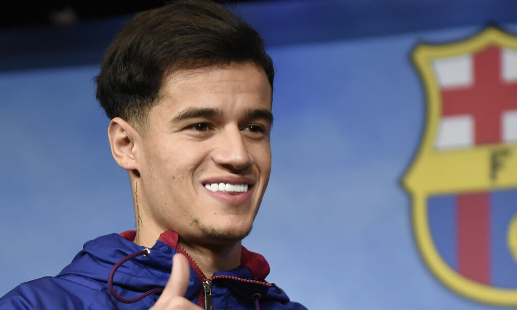 Sniktitt på Coutinho i Barcelona-klær