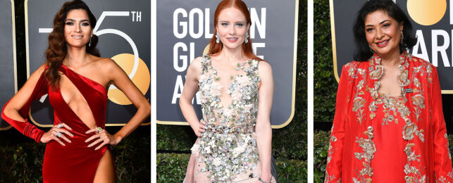 Enkelte trosset oppfordringen om helsvarte antrekk under Golden Globe. Dette er grunnen