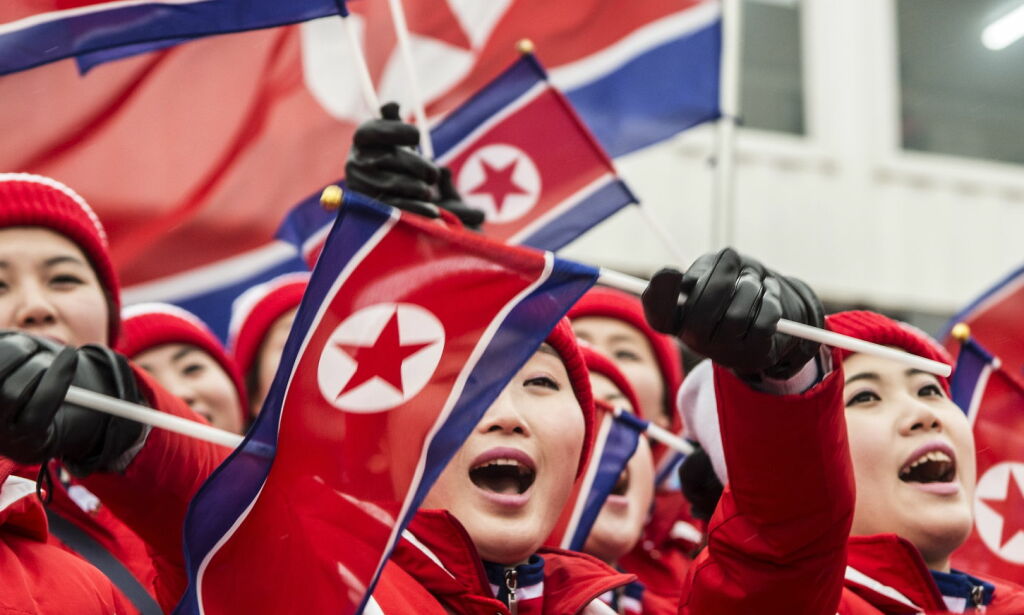 20180214 PYONGCHANG Heiagjeng fra Nord Korea på plass i alpinbakken.
Foto: Hans Arne Vedlog / Dagbladet