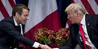 Macron hevder han har bevis for kjemisk angrep fra Assad. Trump skaper full forvirring