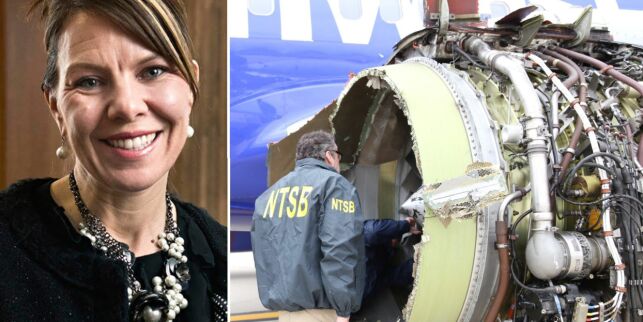 Motordel falt av og knuste flyvinduet - Jennifer døde