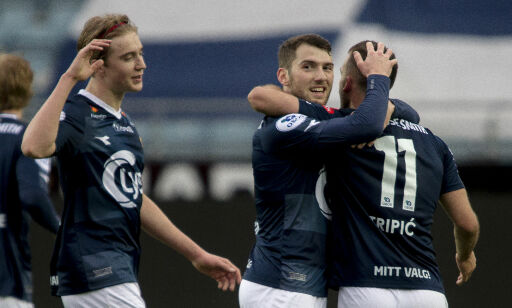 Slåss på trening tidligere i uka - svarte med hat-trick i dag
