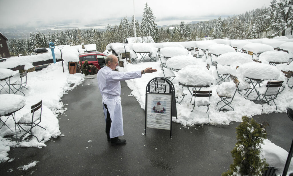 Obs-varsel: Snø og glatte veier på 1. mai