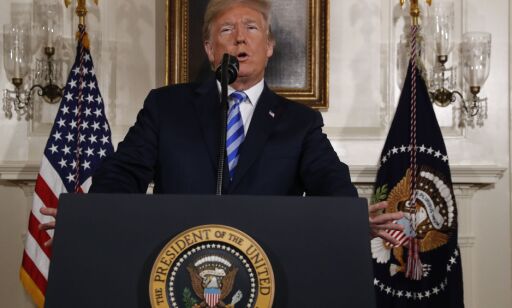 Trump trekker USA fra atomavtalen: - Vi har bevis på at Irans løfter er en løgn