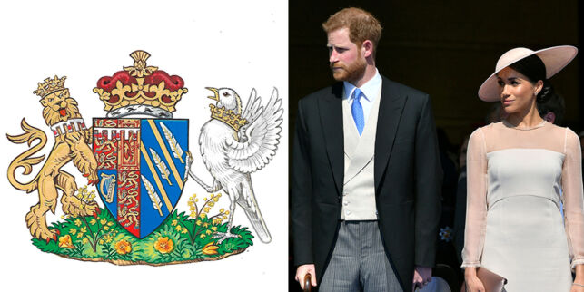 Dette betyr symbolene i Meghan og Harrys nye våpenskjold