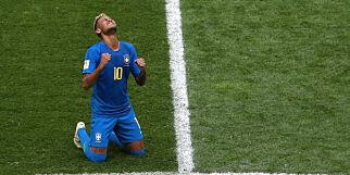 Nær brasiliansk flause da Neymar ble felt av VAR