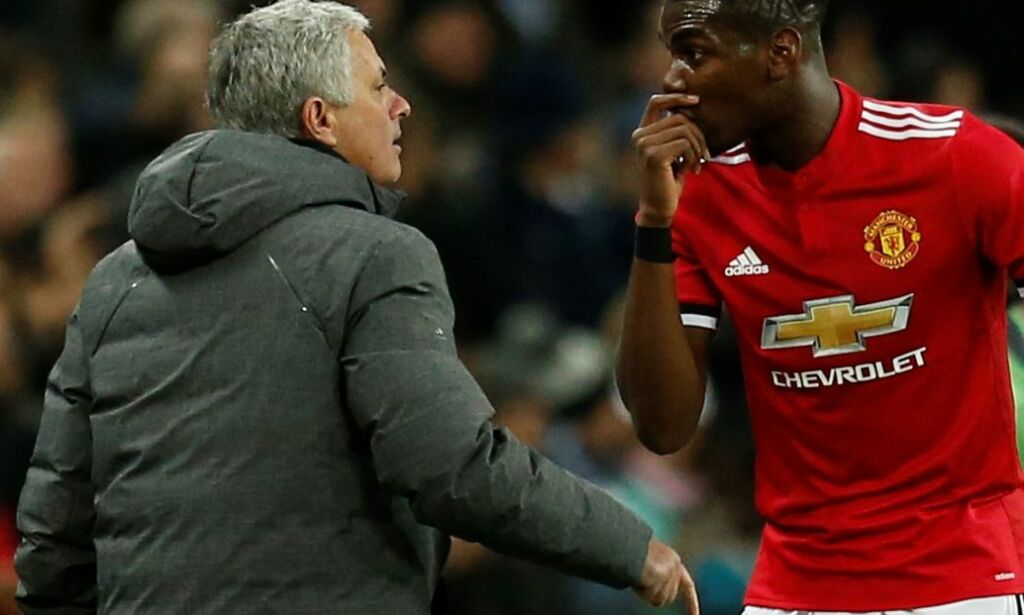 Video vekker oppsikt: - Isfront mellom Mourinho og Pogba