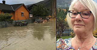 Karin Vange (58) måtte rømme fra store vannmasser: - Aldri sett at elva har vært så stor