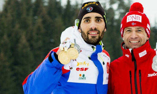 Fourcade hadde plakater av Bjørndalen på rommet