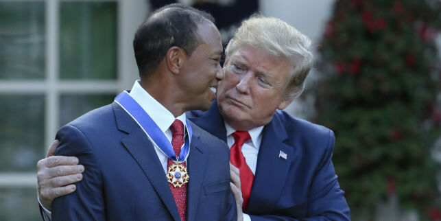 Woods hedret av president Trump